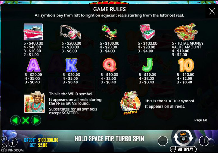 Big Bass Splash z aktywna runda free spins, wedkarzem zbierajacym ryby i podwodnym tlem