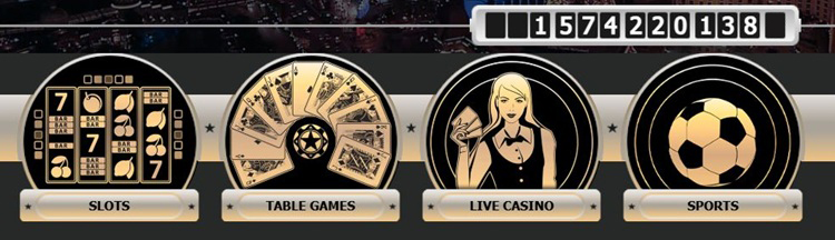 Bison Casino — lobby gier, sekcja slotów i kasjer