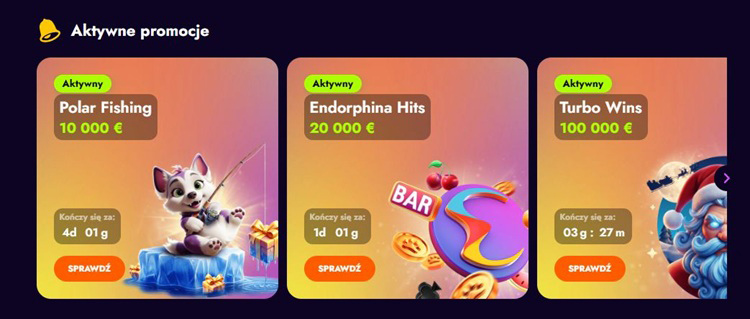 Lobby gier w Irwin Casino — kategorie i sloty