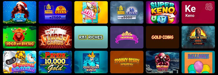 Ekran gry Keno online z widoczną planszą 80 liczb i wybranymi numerami