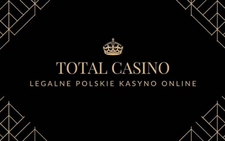Logo i interfejs Total Casino – jedynego legalnego kasyna online w Polsce