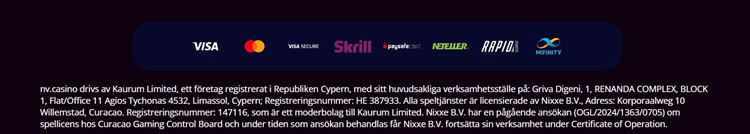 Główne lobby NV Casino — sloty, live, promocje — przykładowy układ