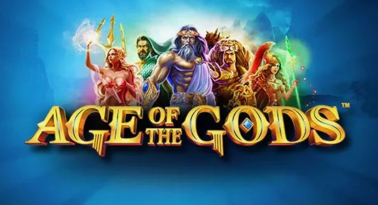 Ekran gry Age of the Gods – kultowa seria slotów od Playtech z progresywnymi jackpotami