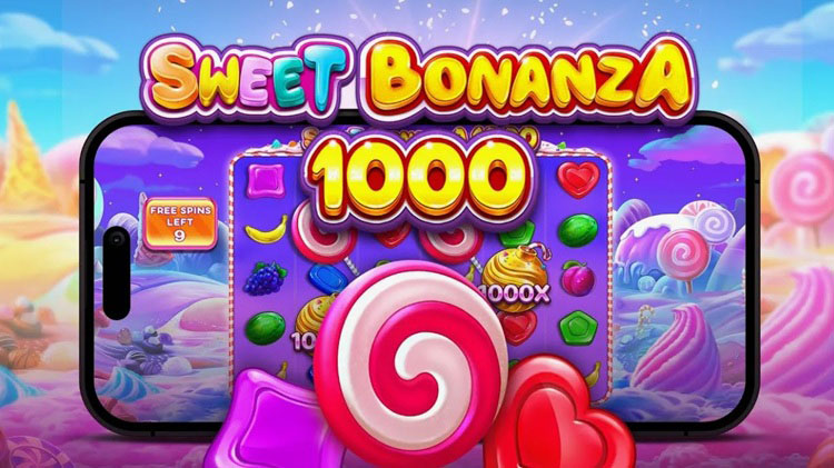 Ekran gry Sweet Bonanza 1000 — darmowe demo