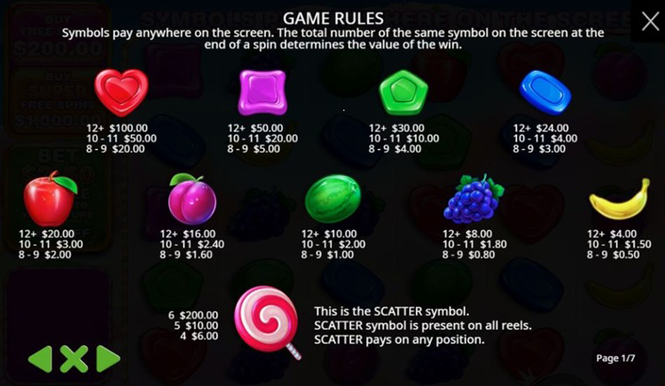 Darmowe spiny i bomby mnożnikowe Sweet Bonanza 1000